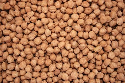 Dried chickpea background Stock Photos