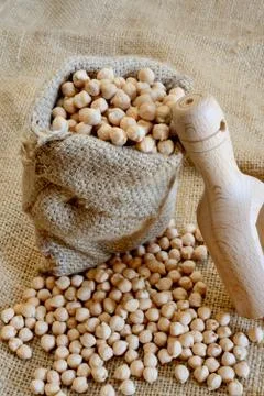 Dried chickpeas Stock-Fotos