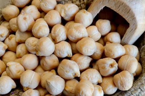 Dried chickpeas Stock-Fotos