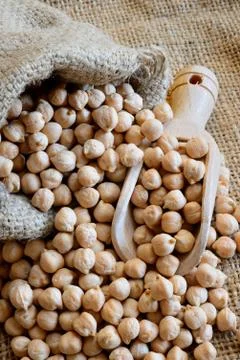 Dried chickpeas Stock Photos