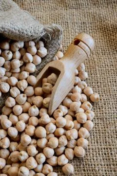 Dried chickpeas Stock-Fotos