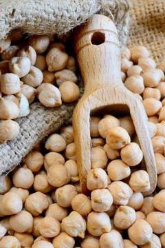 Dried chickpeas Stock-Fotos