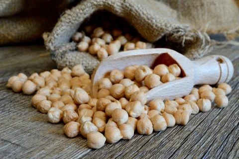 Dried chickpeas Stock Photos