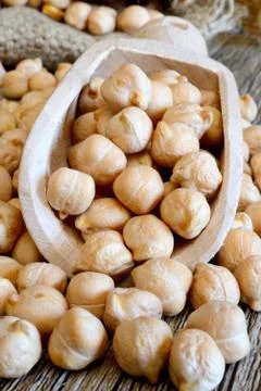 Dried chickpeas Stock-Fotos