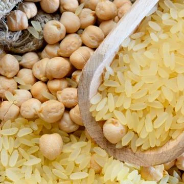 Dried chickpeas Stock Photos