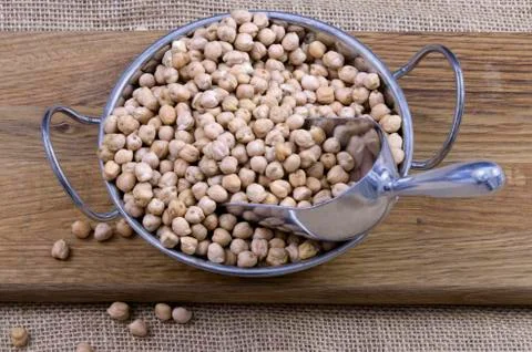 Dried chickpeas Stock Photos