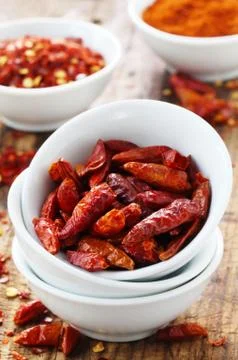Dried Chili Foto stock