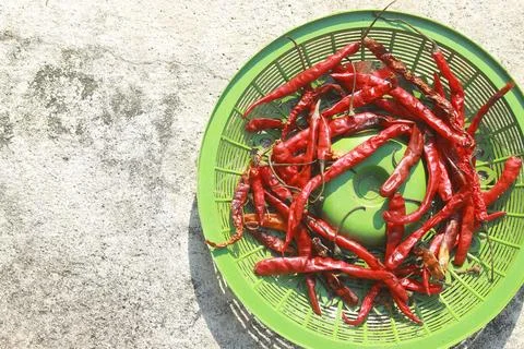 Dried chili Stock Photos