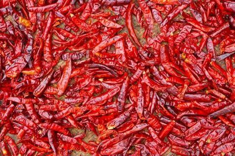 Dried chilli Stock Photos