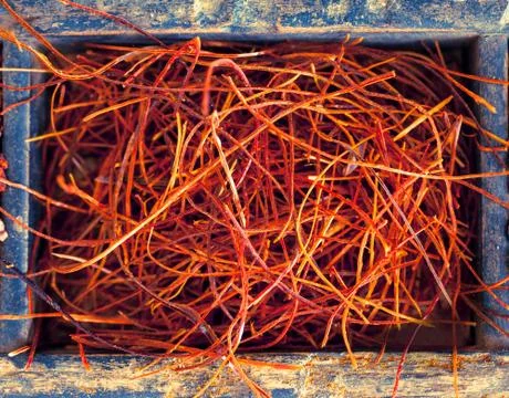 Dried chilli threads Stock Photos