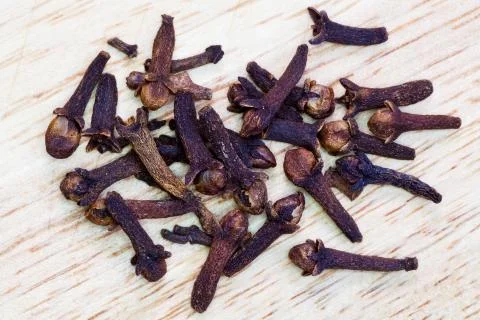 Dried clove buds Stock Photos