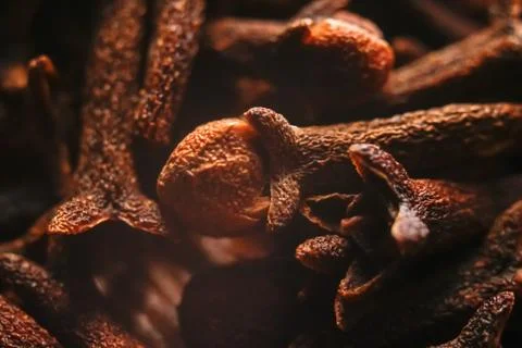 Dried cloves spice Stock Photos