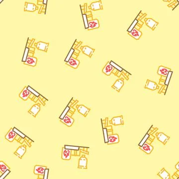 Dried concentrate copper vector seamless pattern 스톡 일러스트