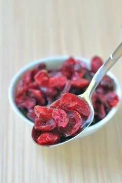 Dried cranberries Stock Photos