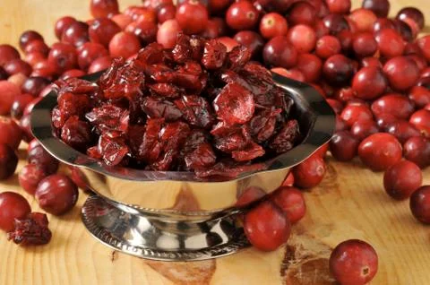 Dried cranberries Stock Photos