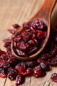 Dried cranberries Foto stock