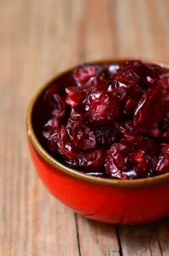 Dried cranberries Stock Photos