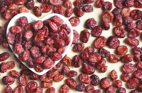 Dried cranberries Stock Photos