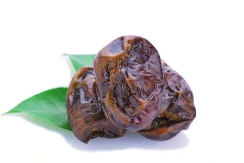 Dried date palm fruit Stock Photos