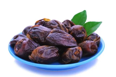 Dried date palm fruit Stock Photos