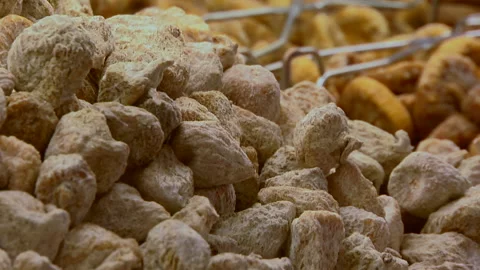 Dried Dates and Figs Stock Footage 136395125