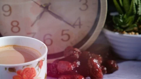 Dried dates fruit Stock Footage 106667896