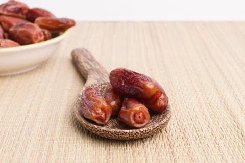 Dried dates fruit Stock Photos