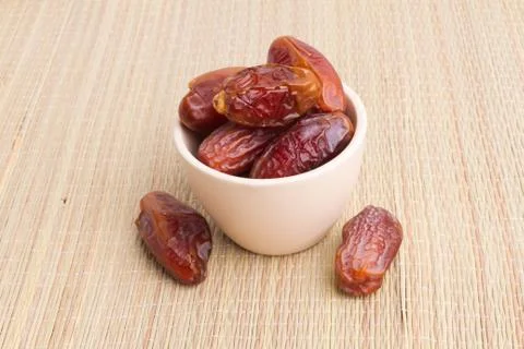 Dried dates fruit Stock Photos