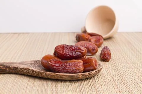 Dried dates fruit Stock Photos