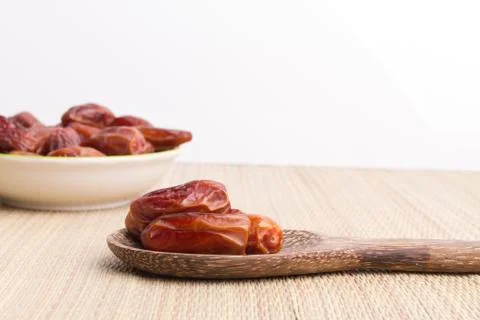 Dried dates fruit Stock Photos