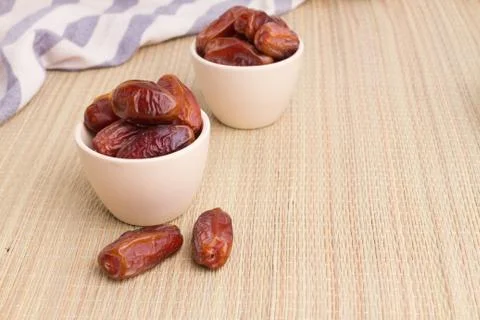 Dried dates fruit Stock Photos