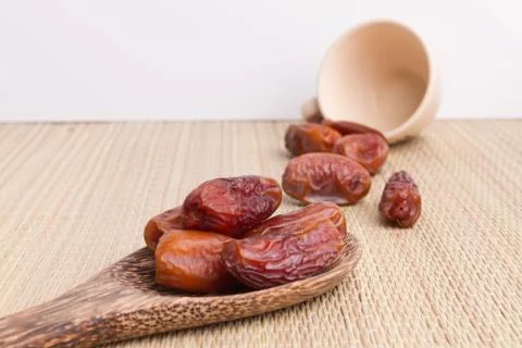 Dried dates fruit Stock Photos