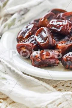 Dried dates fruit Stock Photos