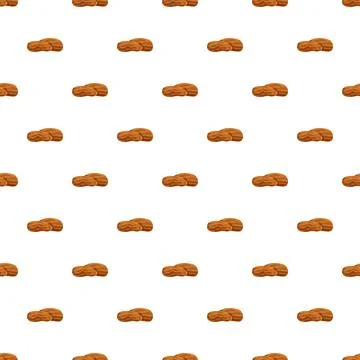 Dried dates fruit seamless pattern illustration background 스톡 일러스트