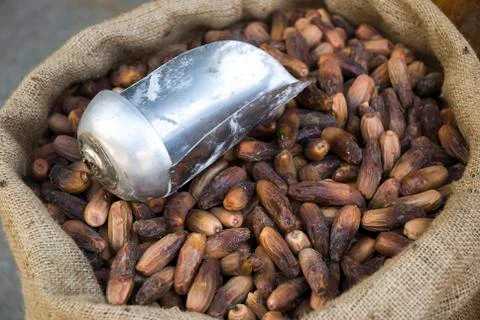 Dried dates fruit for selling Stock Photos