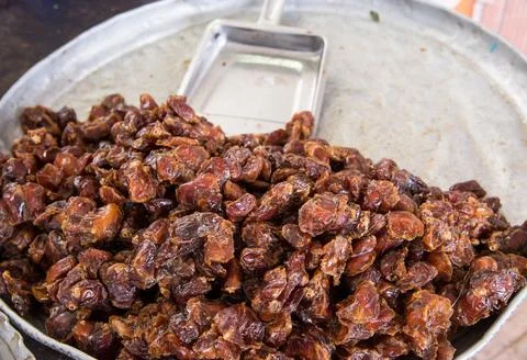 Dried dates at a market Stock Photos