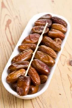 Dried dates Stock Photos
