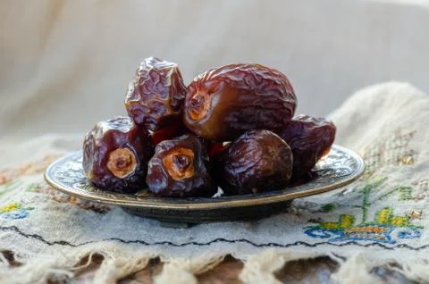 Dried dates Stock Photos