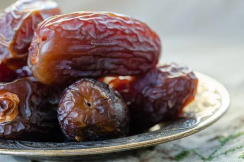 Dried dates Stock Photos