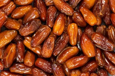 Dried Dates Texture Stock Photos