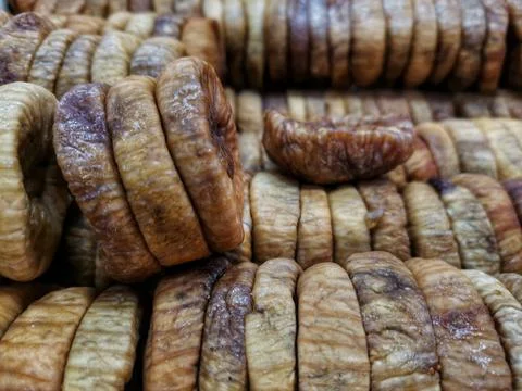 Dried figs. Dry fruit. Stock Photos