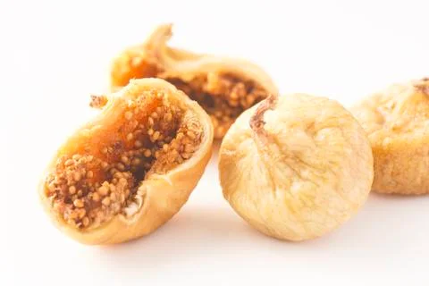 Dried figs isolated Stock Photos