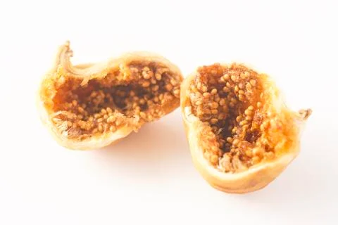 Dried figs isolated Stock Photos