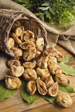 Dried figs Stock Photos