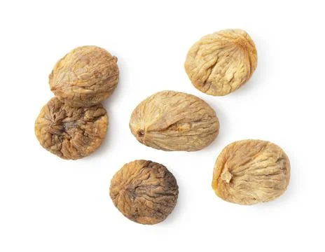 Dried figs on a white background Stock Photos