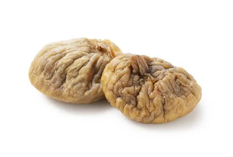 Dried figs on a white background Stock Photos