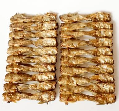 Dried fish Stock Photos
