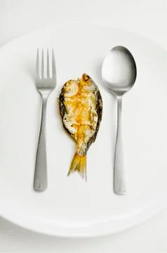 Dried fish Stock Photos