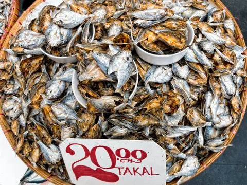 Dried fish Foto stock