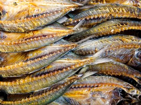 Dried fish Stock Photos